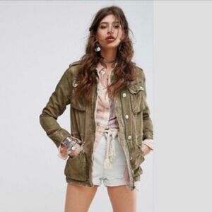 FREE PEOPLE Military Jacket